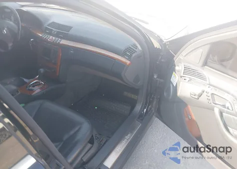 2002 Mercedes-Benz S 430 z USA, uszkodzony, nr VIN WDBNG70J82A259494